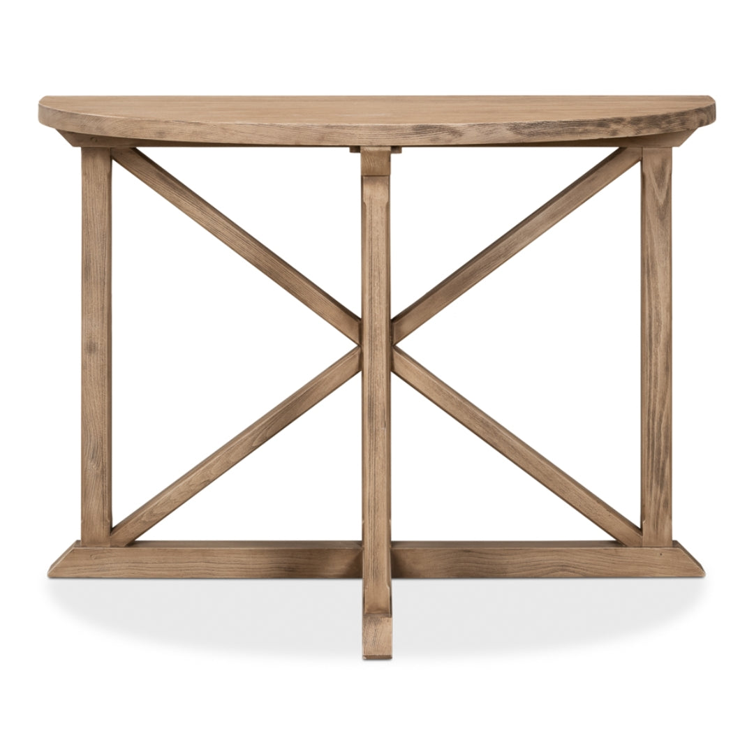 Vineyards Half-Moon Console Table