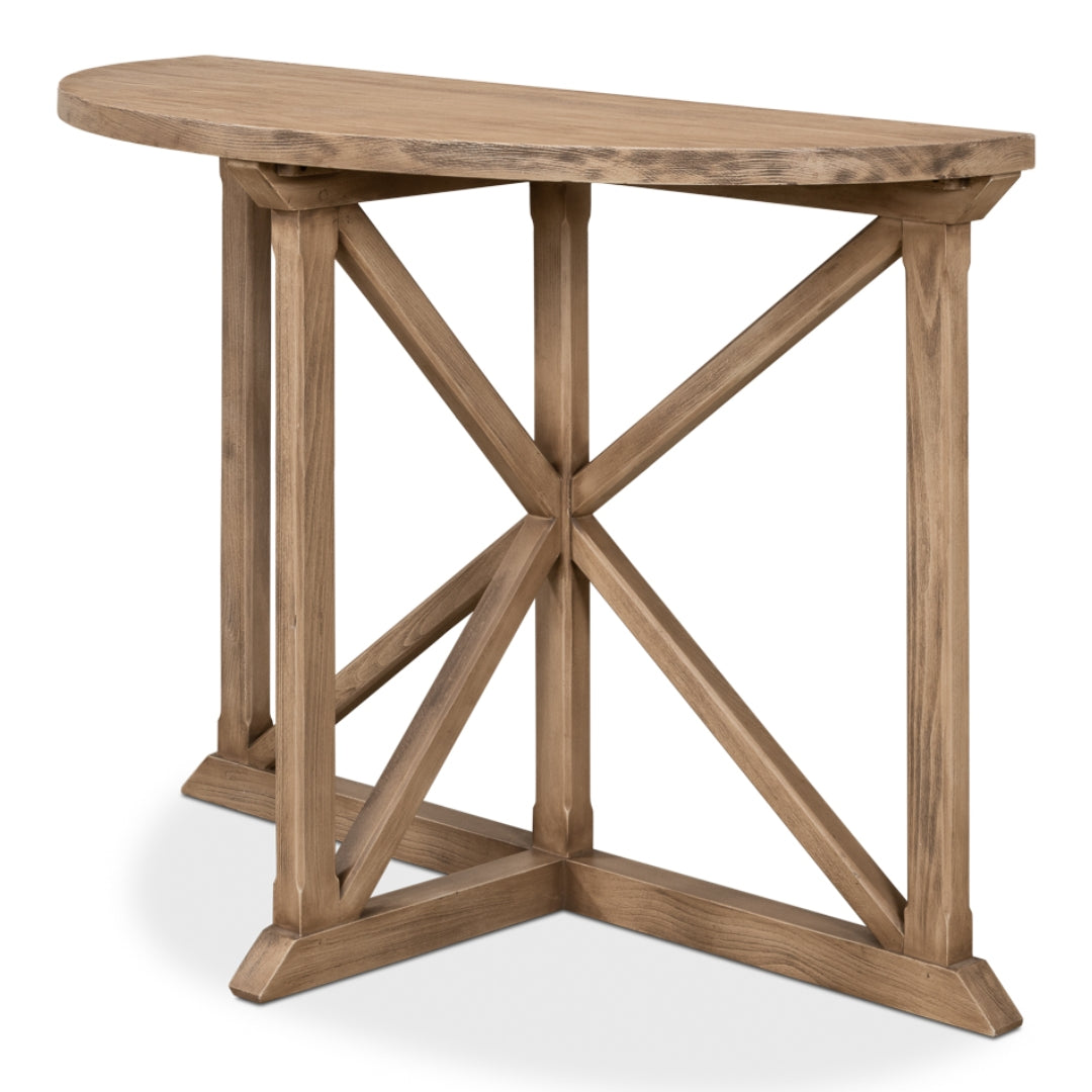 Vineyards Half-Moon Console Table