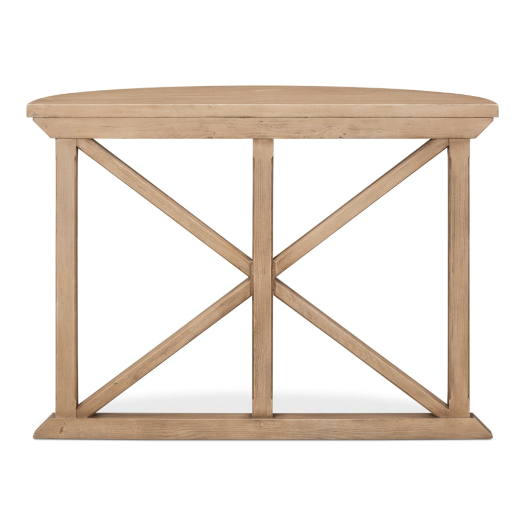 Vineyards Half-Moon Console Table