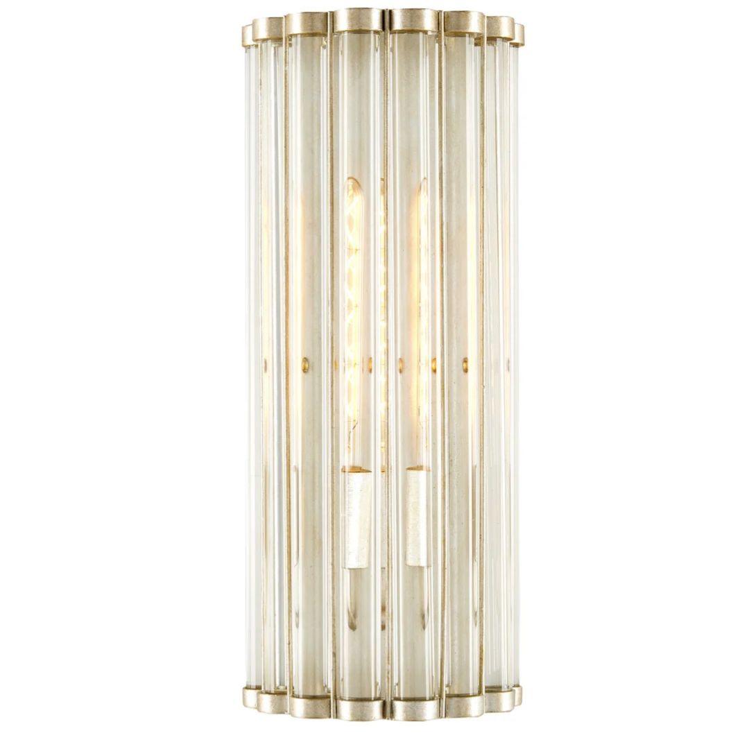 Art Deco Glass Tubes Wall Sconce