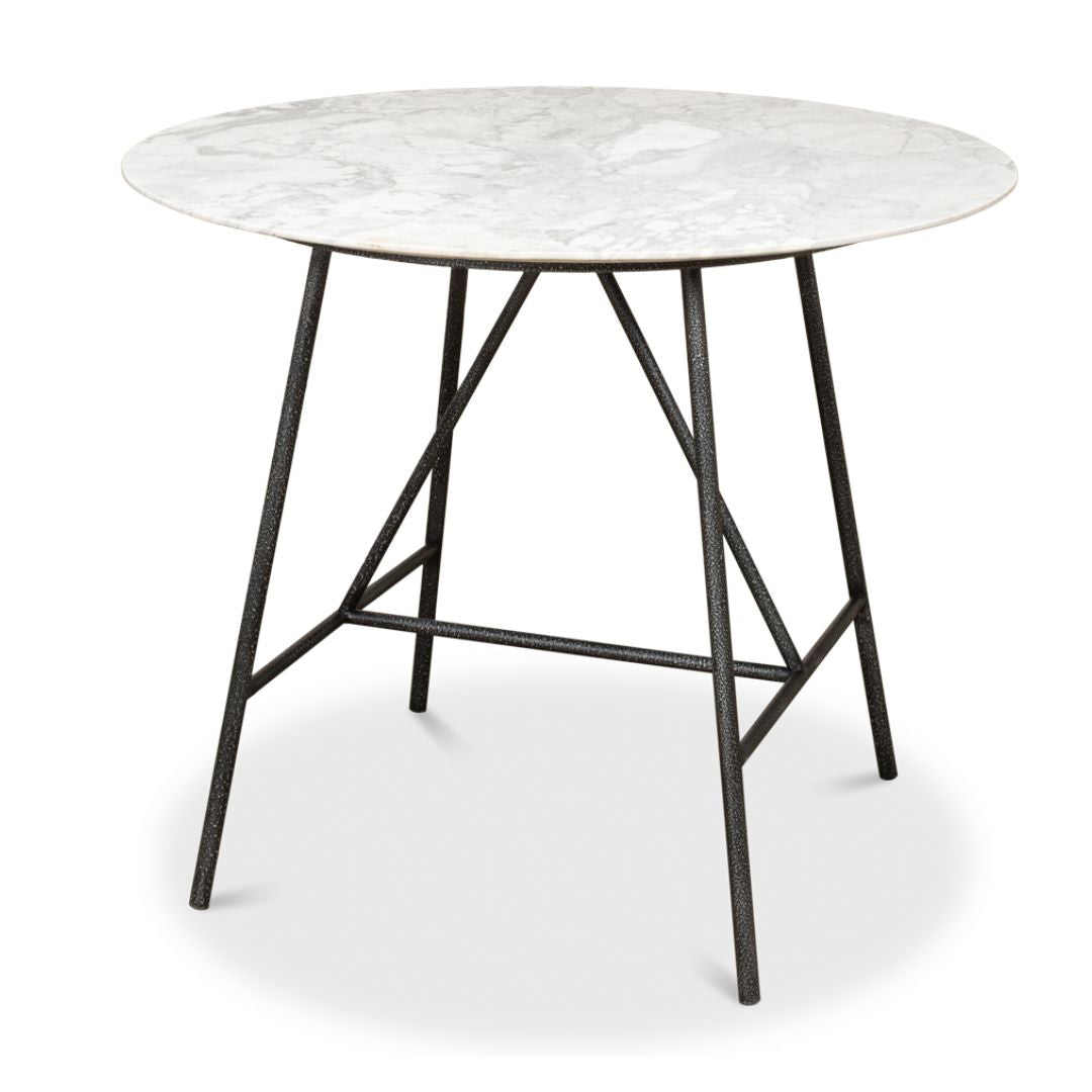 Marble Top French Cafe Table