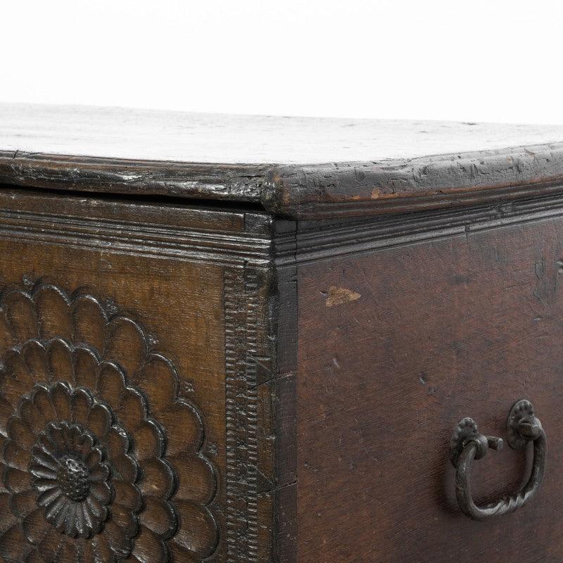 Antique Flora Wedding Trunk - Circa 1760 - Belle Escape