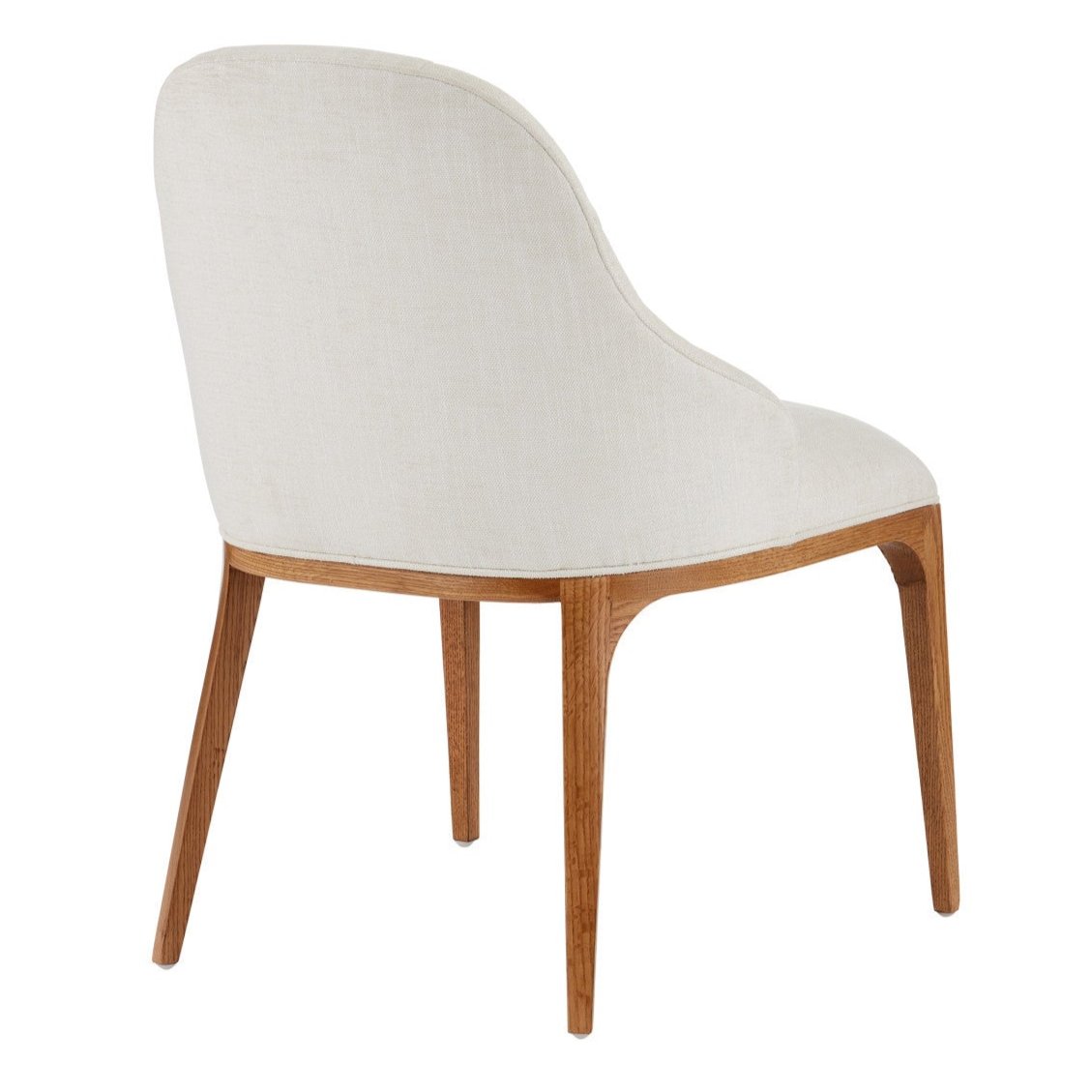 Upholstered White Oak Nimble Dining Chair