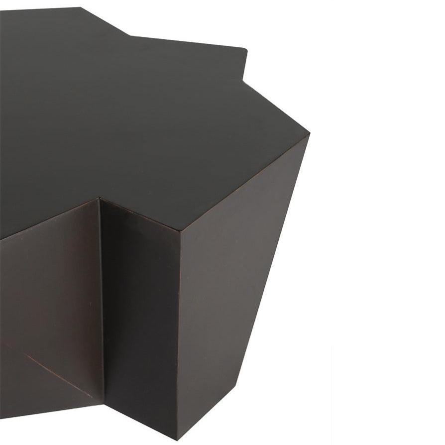 Black Modern Geometric Coffee table - Belle Escape