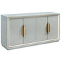 Blue Grasscloth Credenza