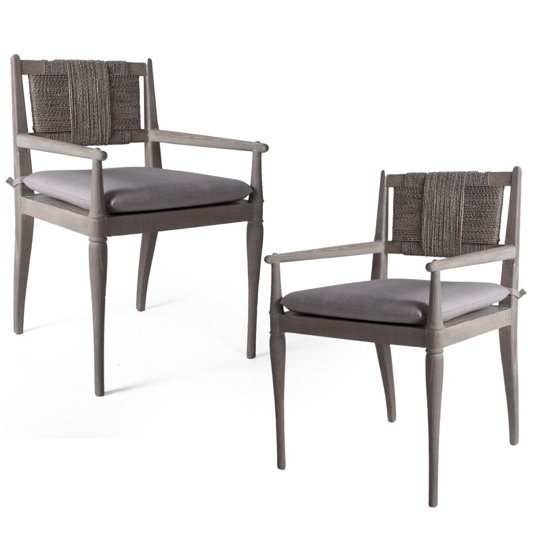 Cadiz Rush Back Dining Armchair