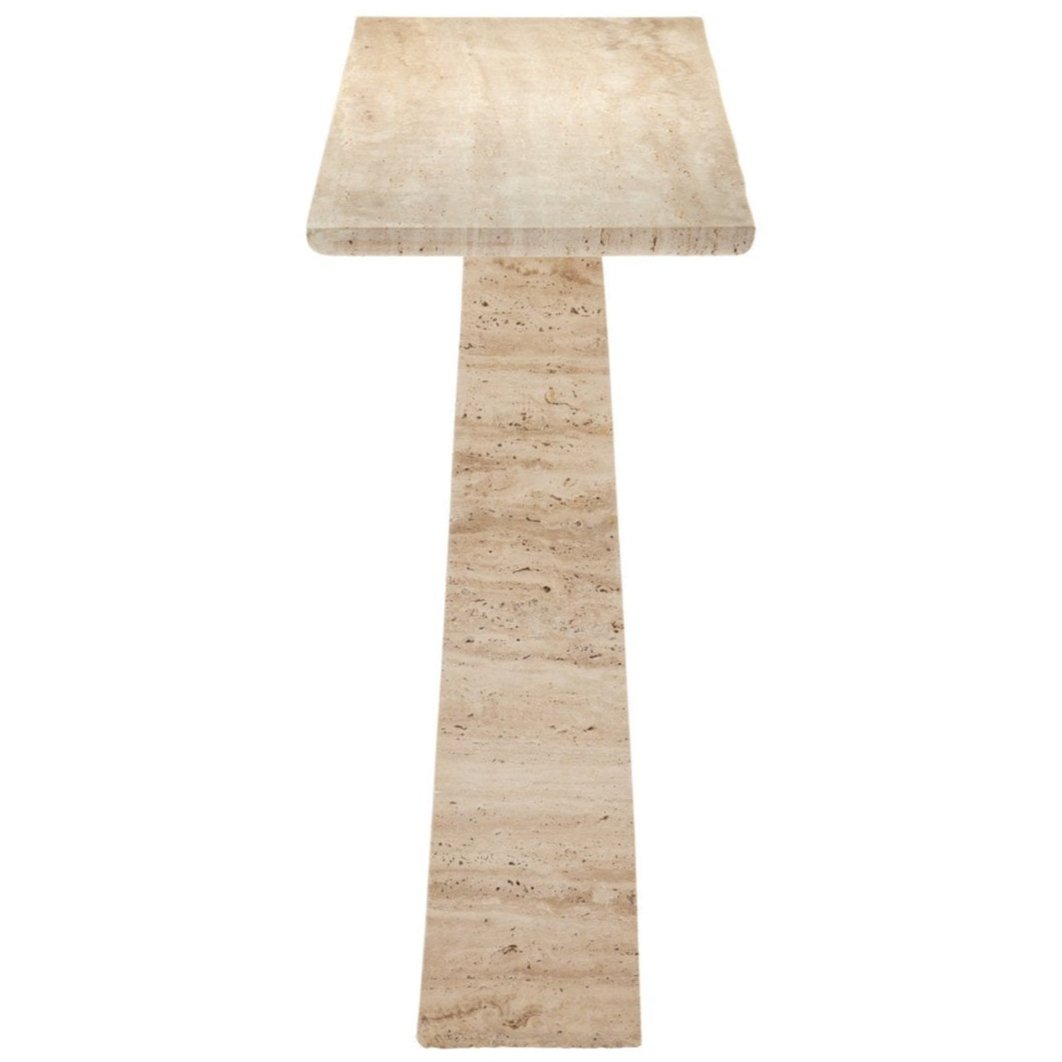 Natural Travertine Console Table