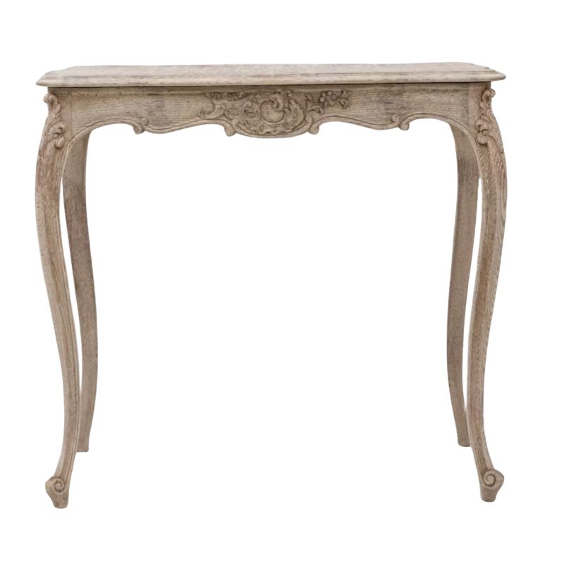 Eloise Antique Carved Side Table, Circa 1870