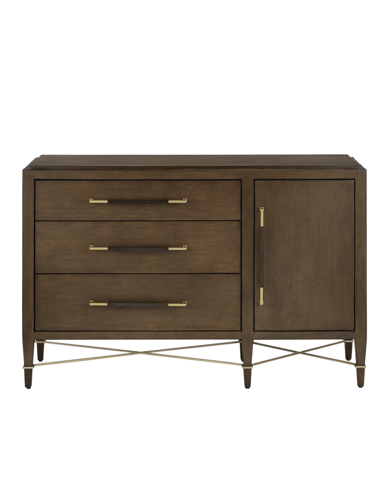 Black Lacquered 3-Drawer Chest