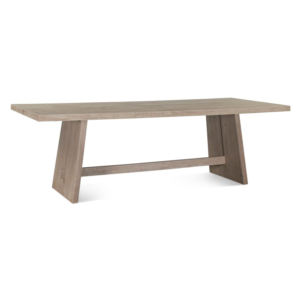 Modern Rustic Slab Leg Dining Table