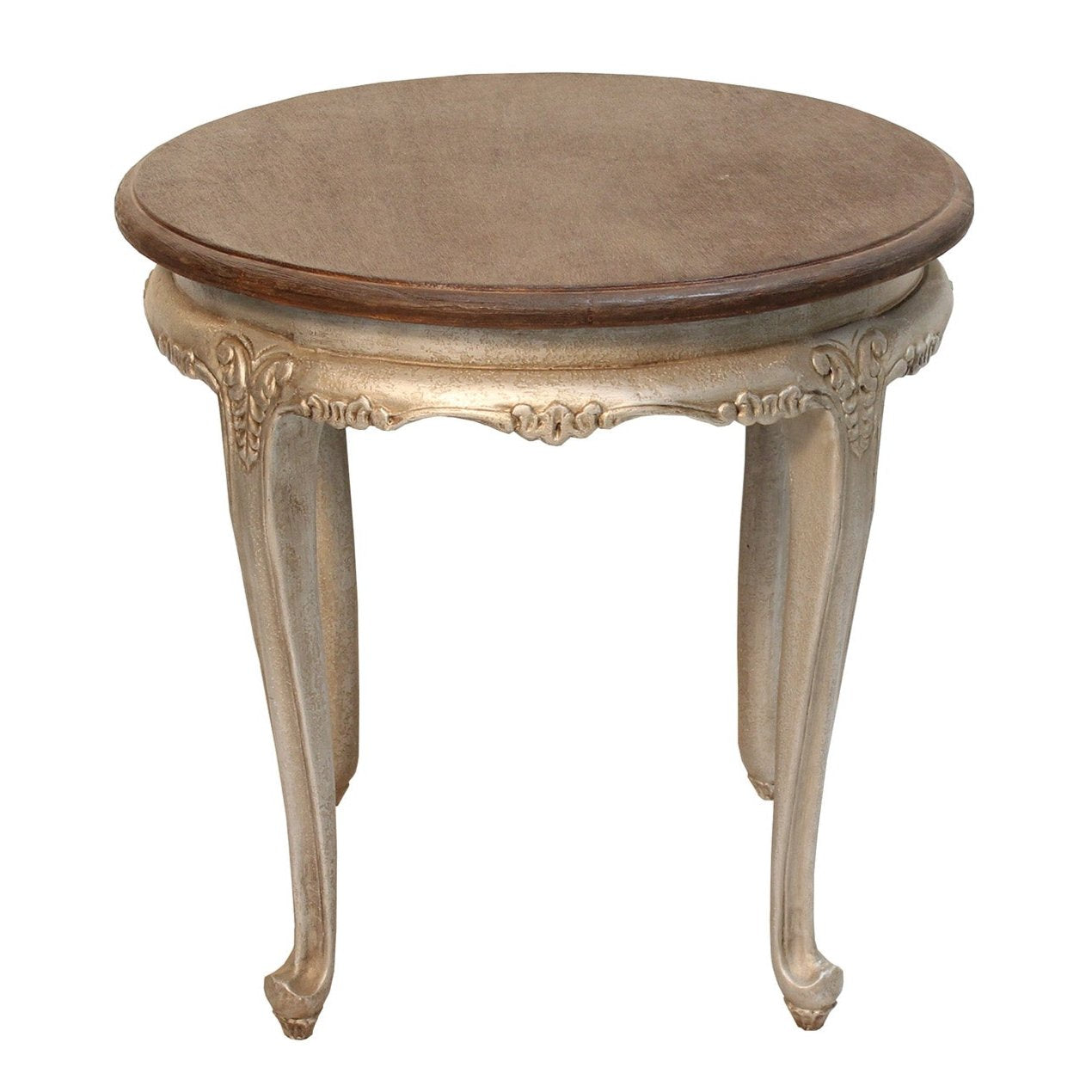 Petite Gold French Accent Table