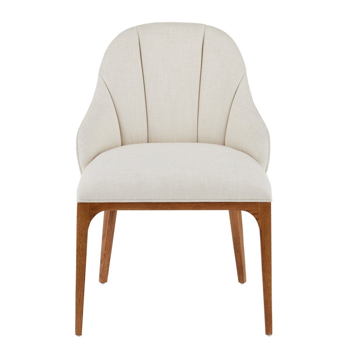 Upholstered White Oak Nimble Dining Chair