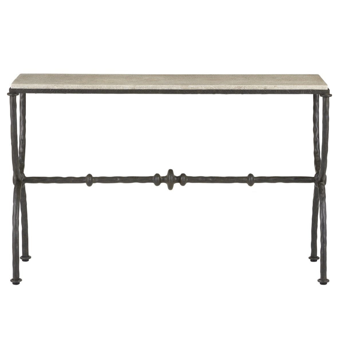 Vintage-Inspired Iron Console Table