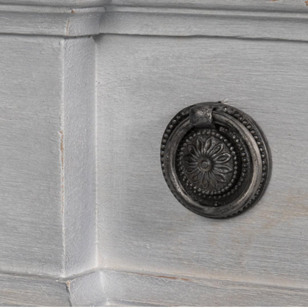 4-Drawer Antique Grey Chest