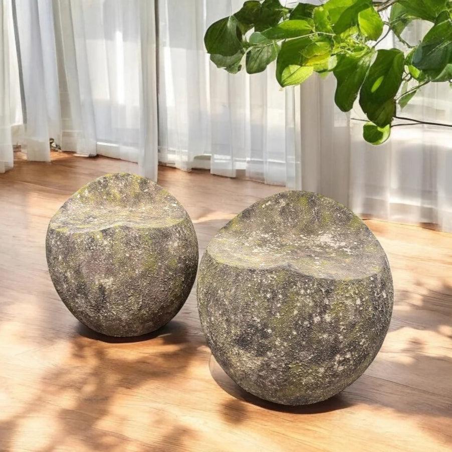 Mossy Rock Stool