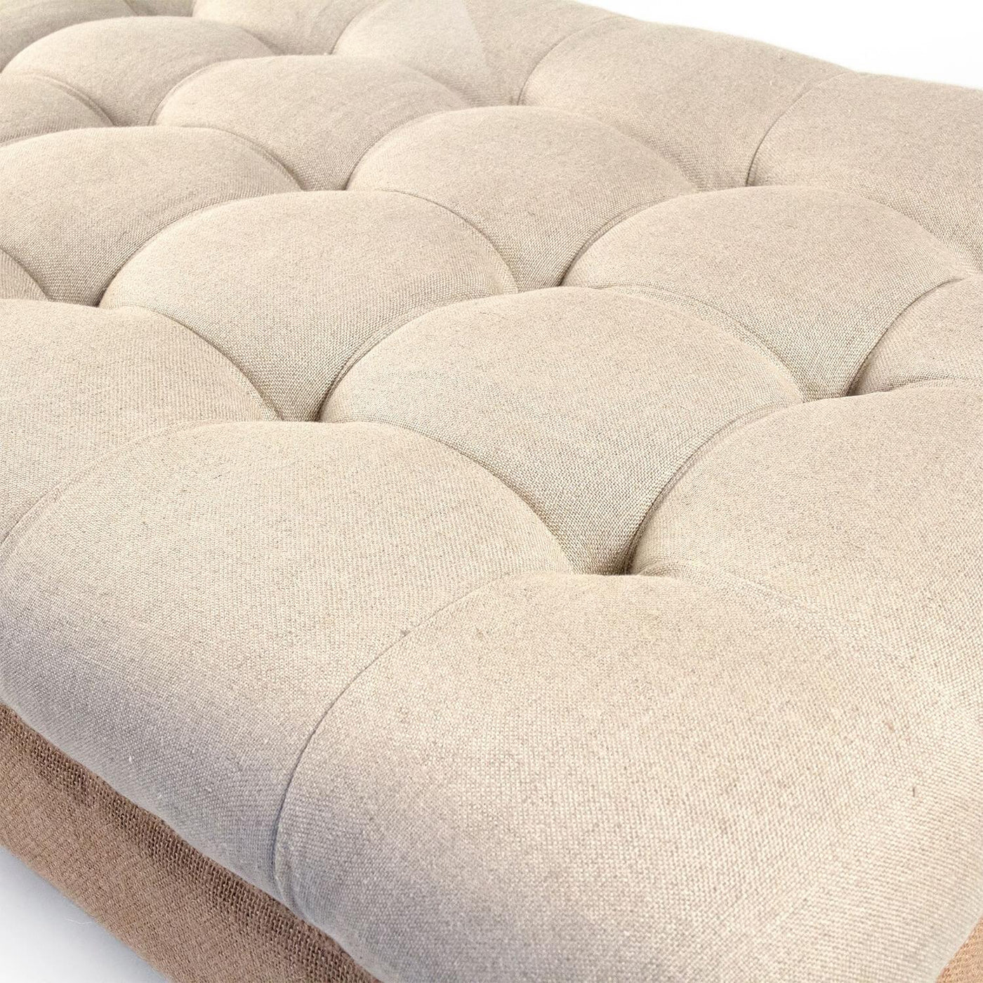 Royal Maison Tufted Oak Ottoman