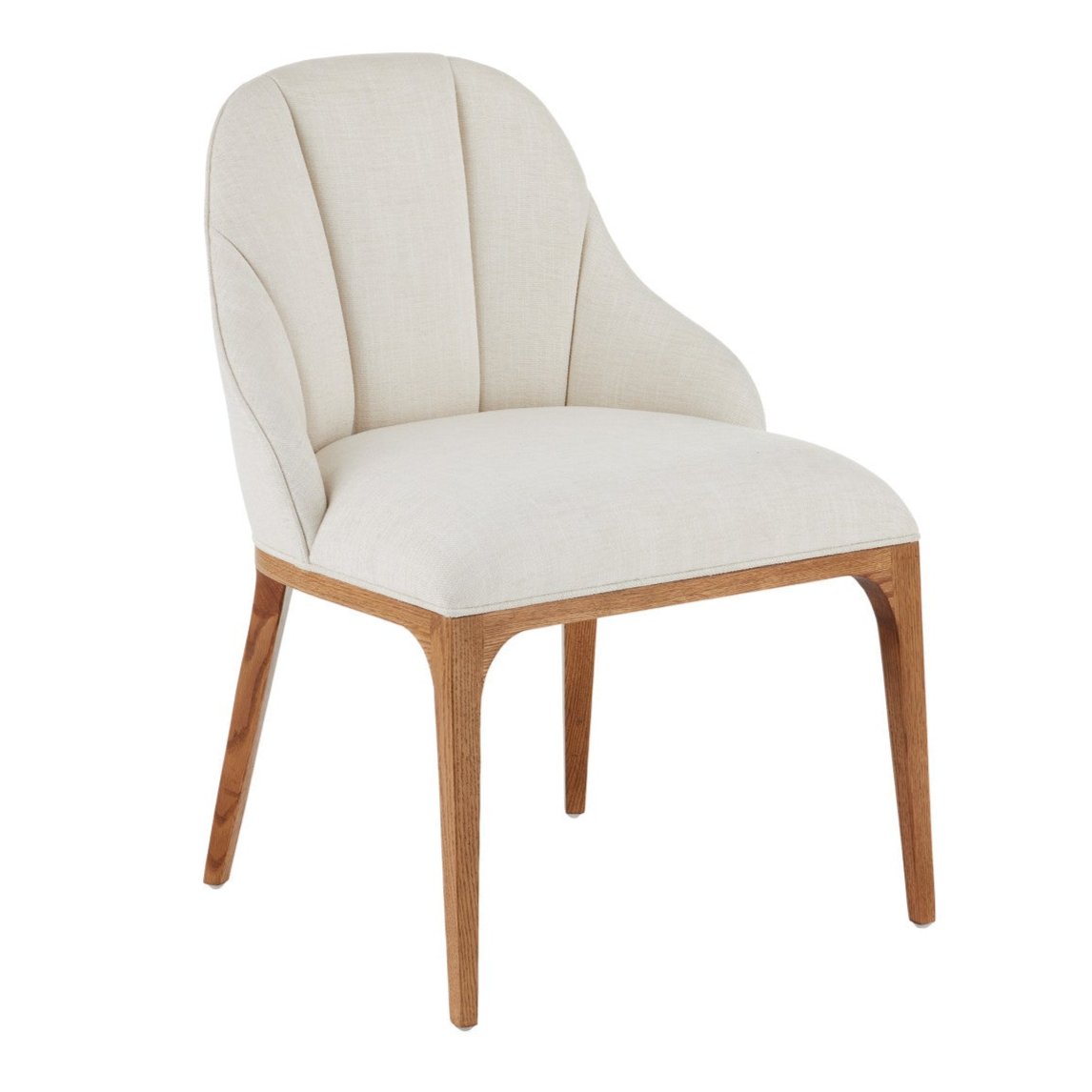 Upholstered White Oak Nimble Dining Chair