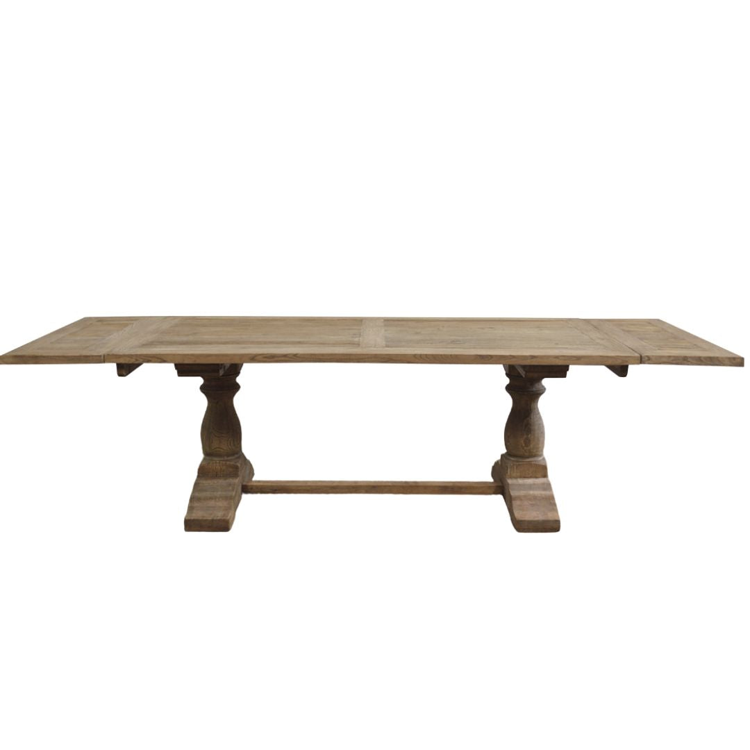 Expandable Reclaimed Elm Dining Table