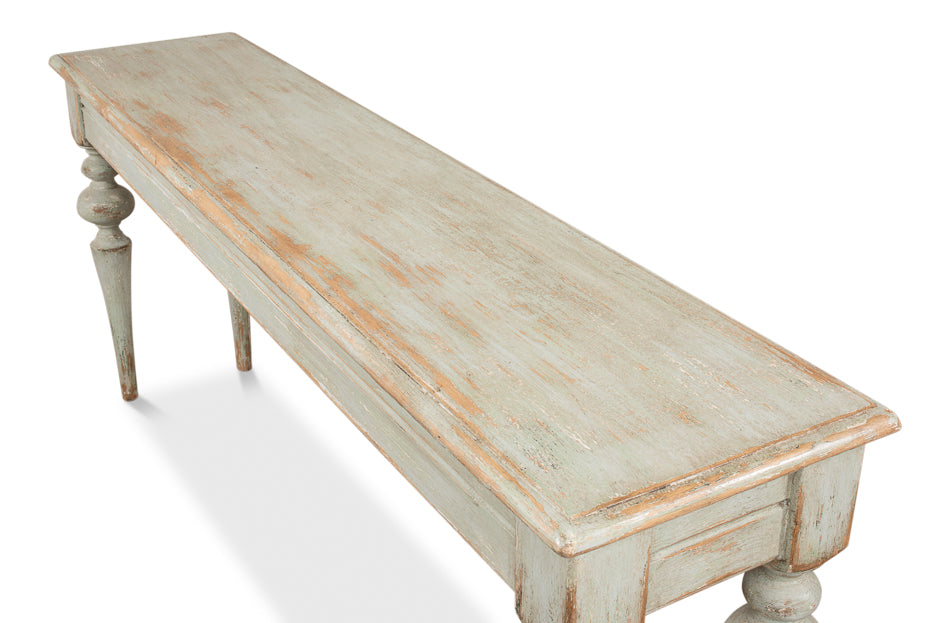 Sage Farmhouse Console Table