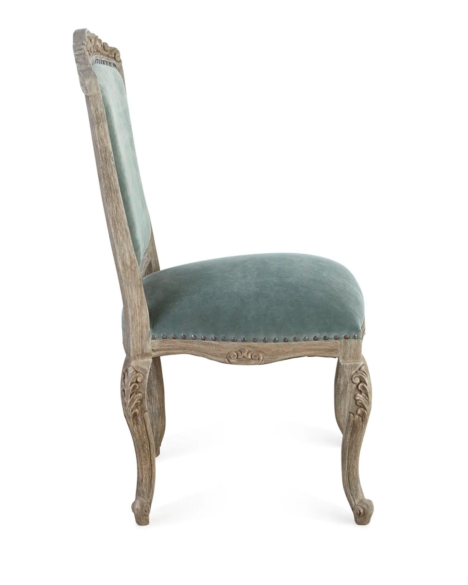 Celadon Nantes Velvet Dining Chair