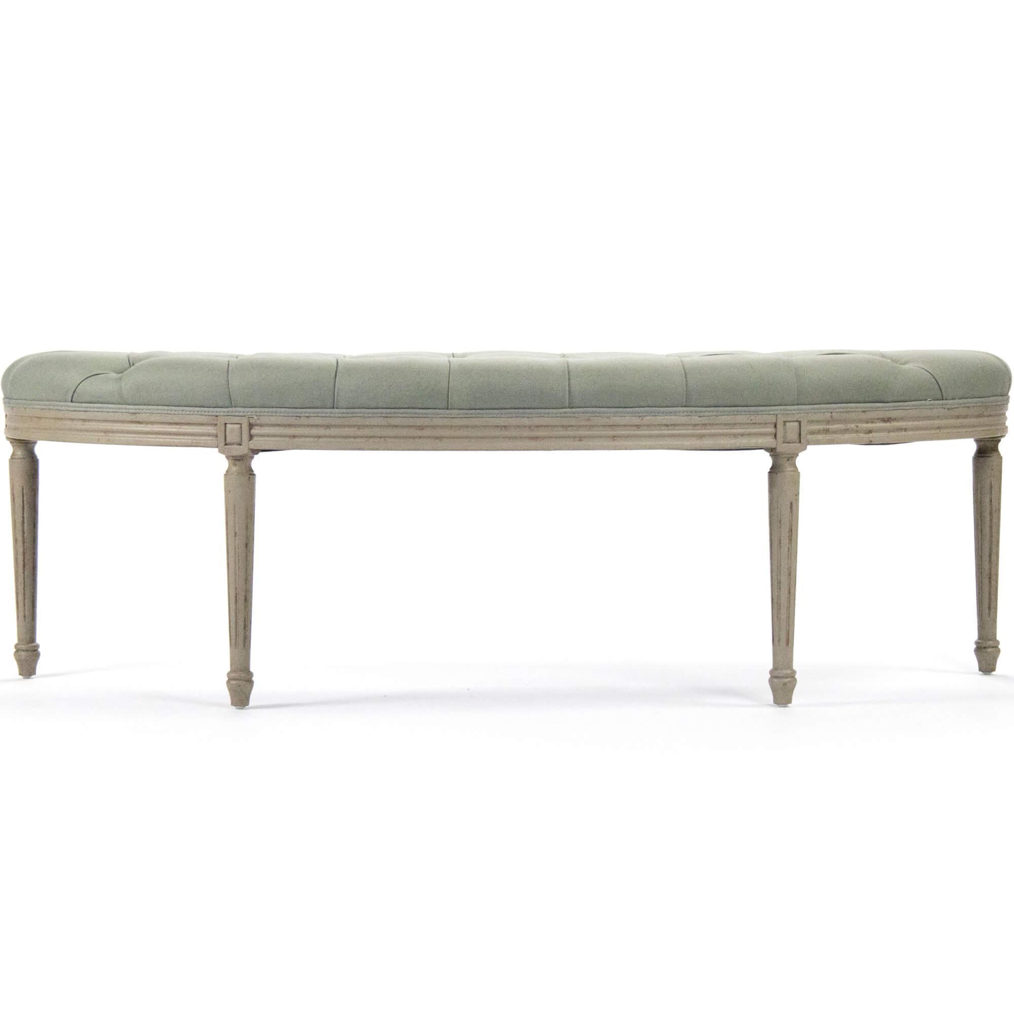 Curved bedroom online bench