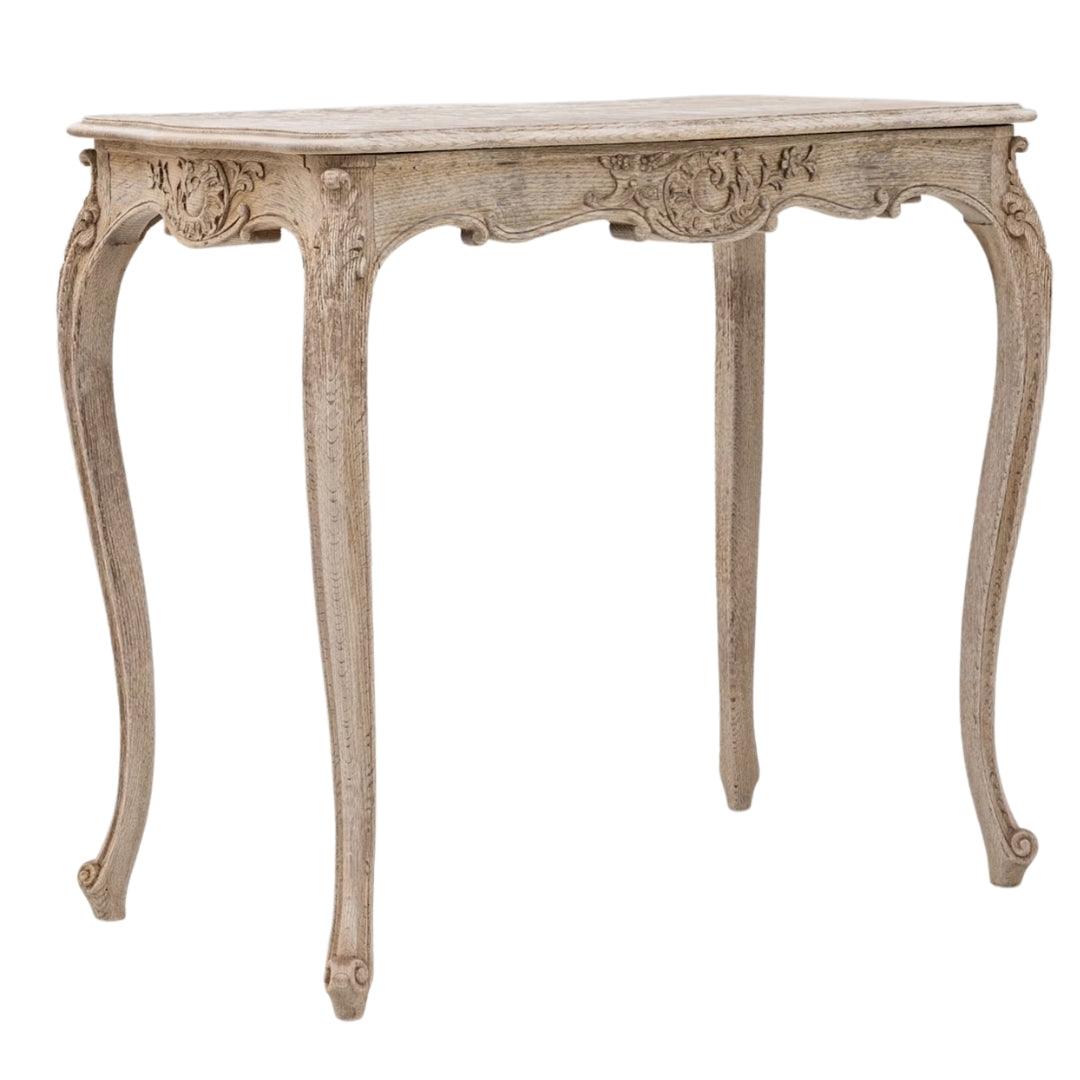 Eloise Antique Carved Side Table, Circa 1870