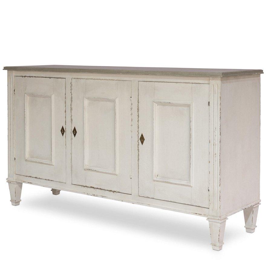 Farmhouse Style Painted Sideboard, Rustic Scandinavian Buffet  Cabinet,charming Distressed Gray Credenza,shabby Chic Sideboard,buffet  Cabinet -  Israel