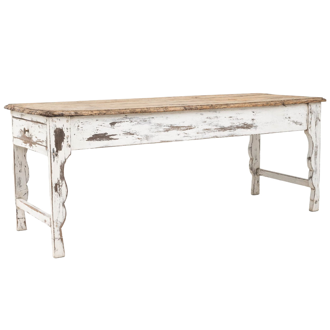 Antique French Farmhouse Table, Circa 1870