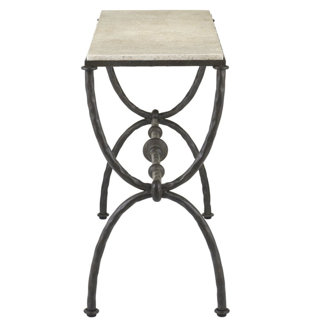 Vintage-Inspired Iron Console Table