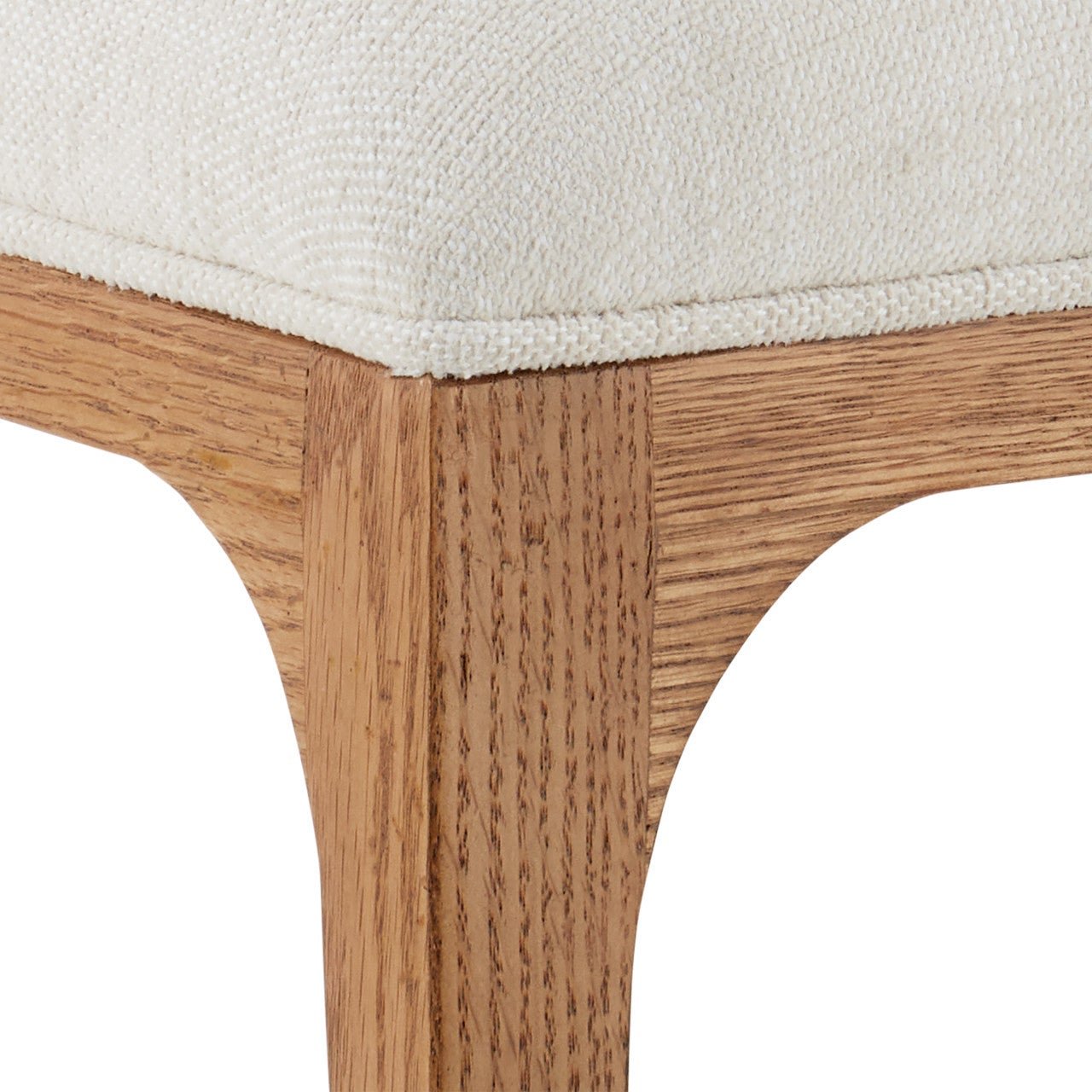 Upholstered White Oak Nimble Dining Chair