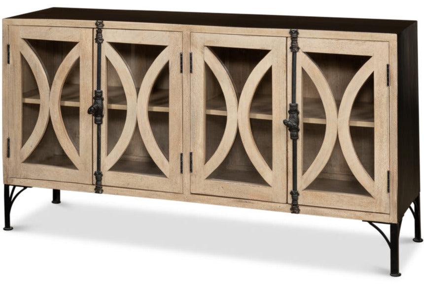 Sienna Ellipse Industrial Sideboard - Belle Escape