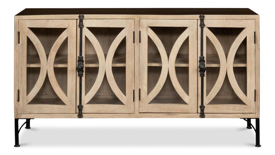 Sienna Ellipse Industrial Sideboard - Belle Escape