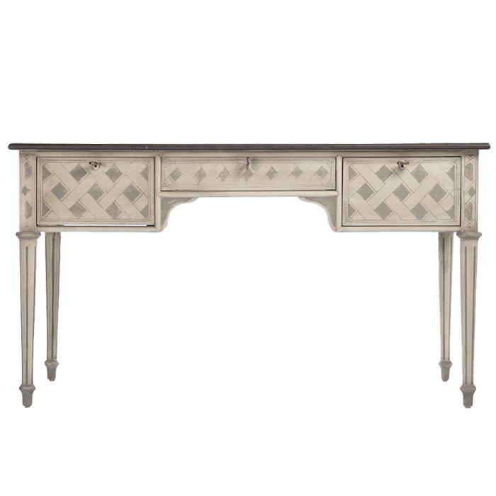 Lattice Painted French Desk