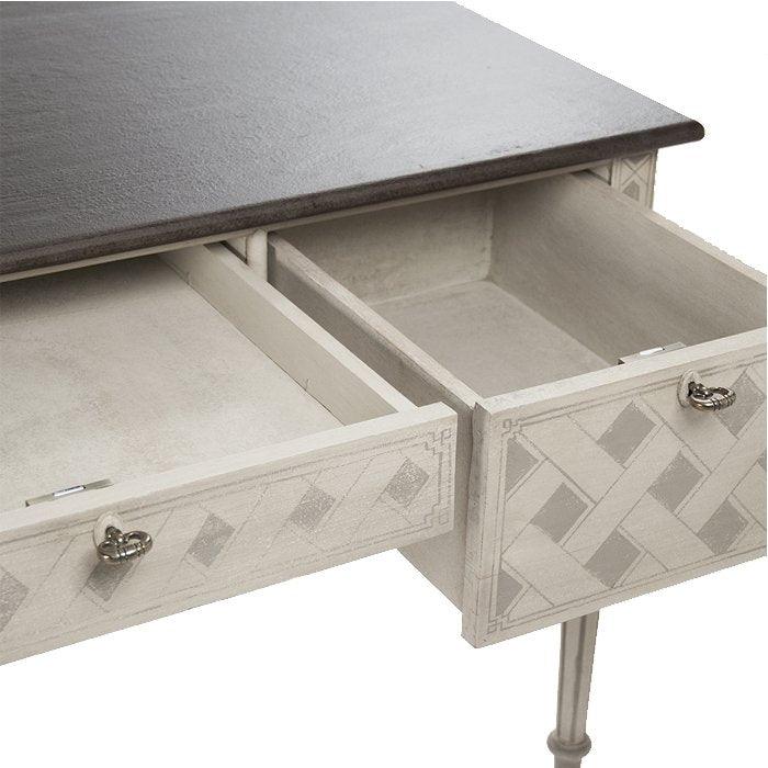 Lattice Painted French Desk